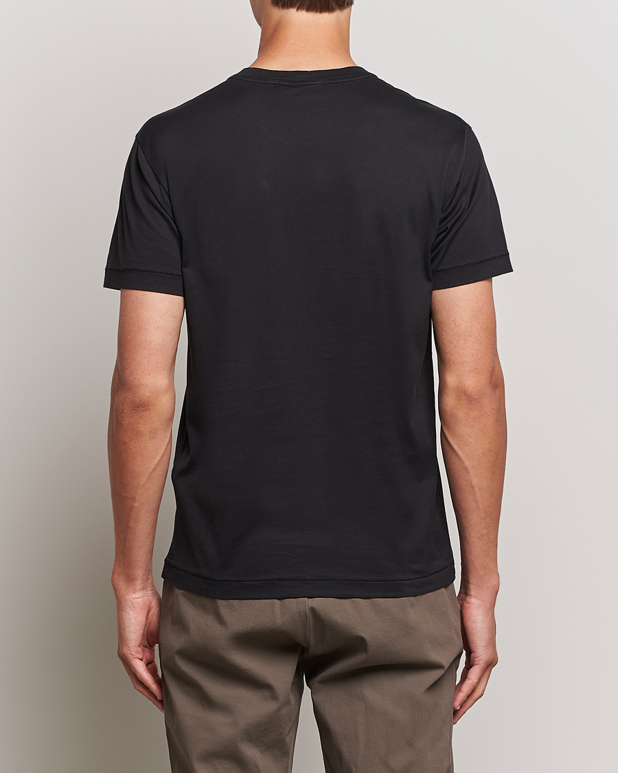 Herre | T-Shirts | Stone Island | Garment Dyed Jersey T-Shirt Black