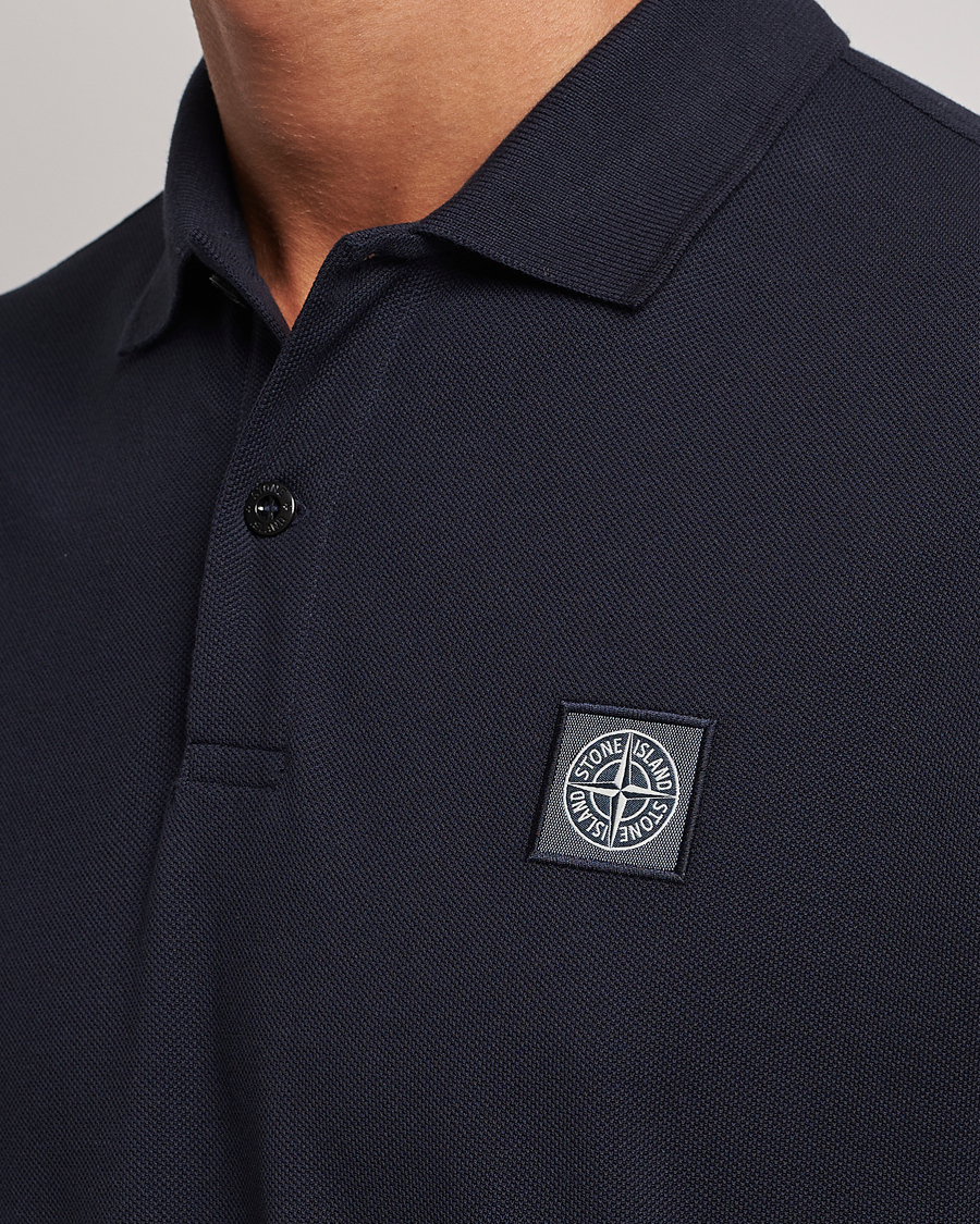 Herre | Polotrøjer | Stone Island | Cotton Pique Polo Navy Blue