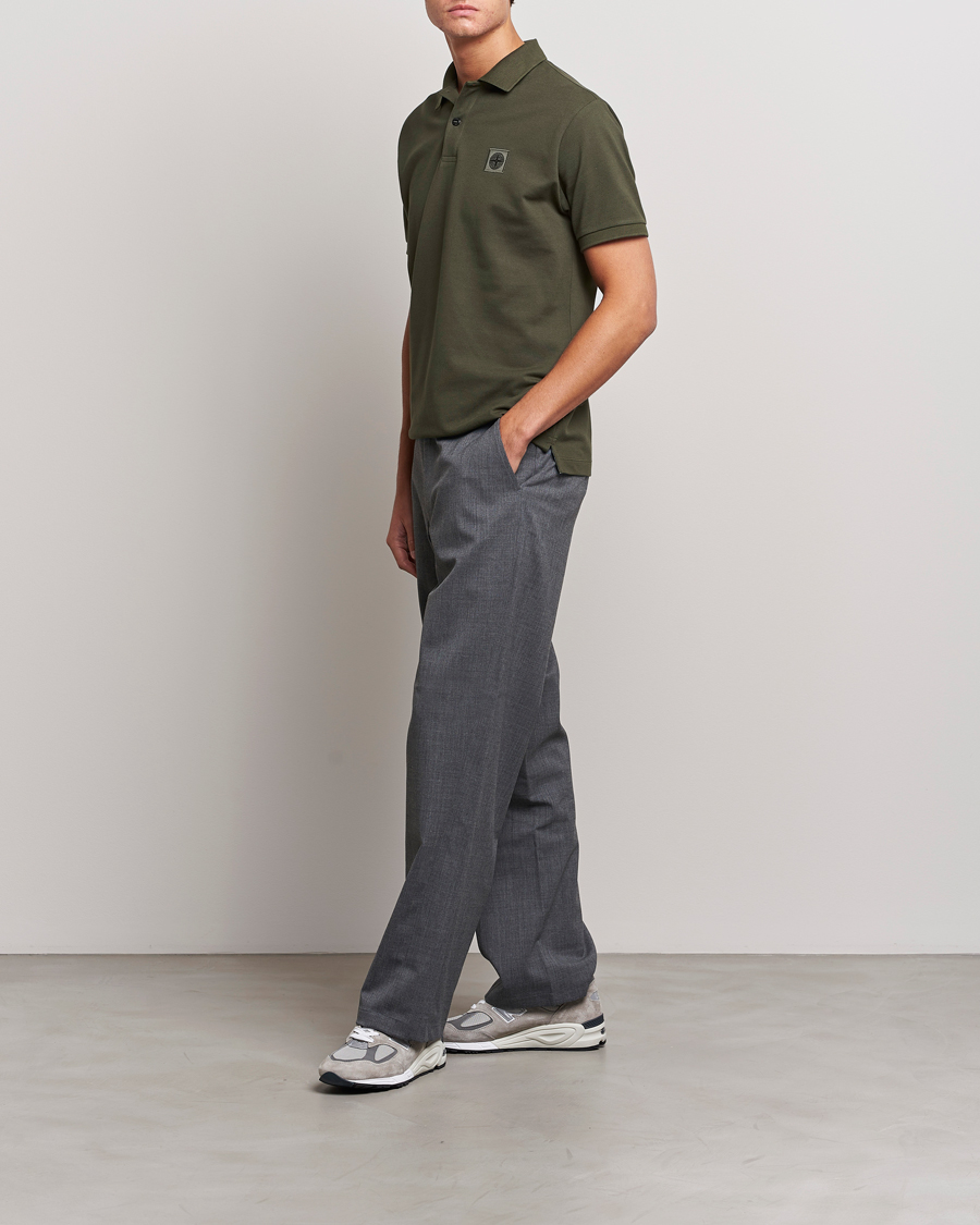 Herre | Polotrøjer | Stone Island | Cotton Pique Polo Olive