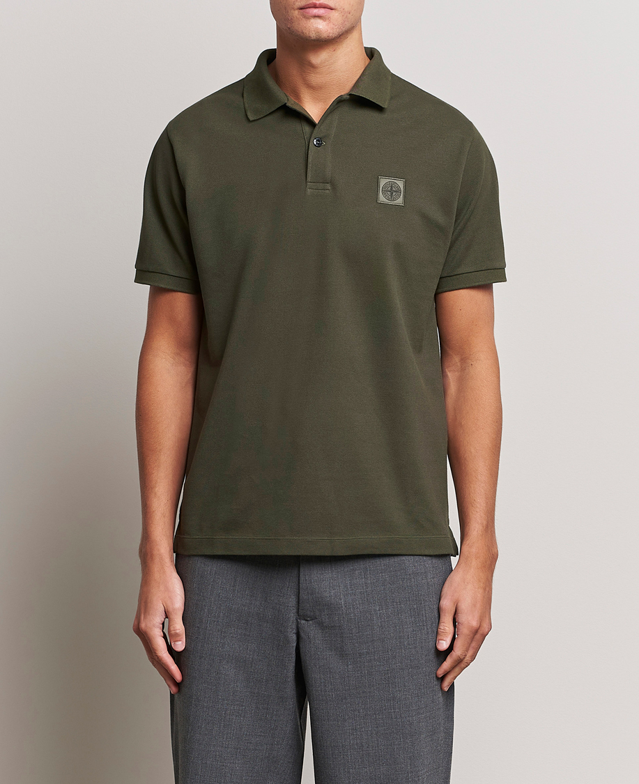 Herre | Polotrøjer | Stone Island | Cotton Pique Polo Olive