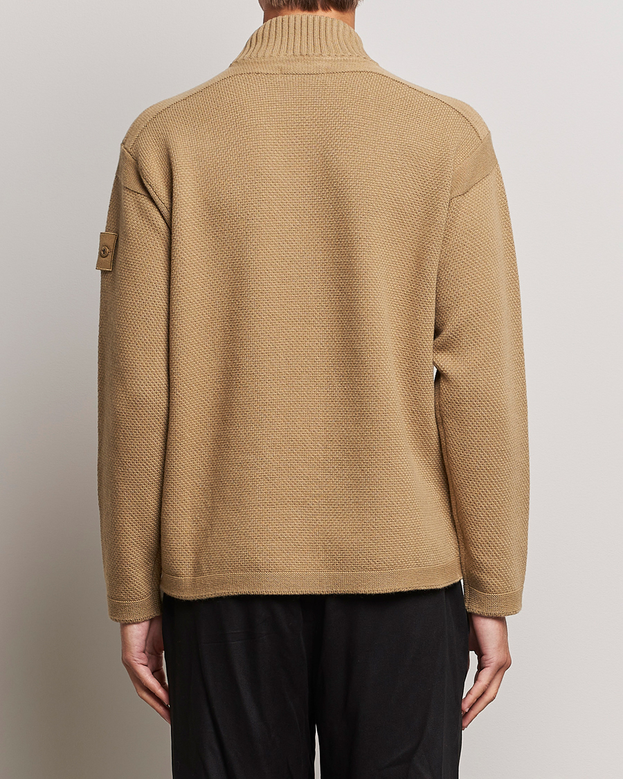 Herre | Trøjer | Stone Island | Ghost Piece Geelong Wool Turtleneck Dark Beige