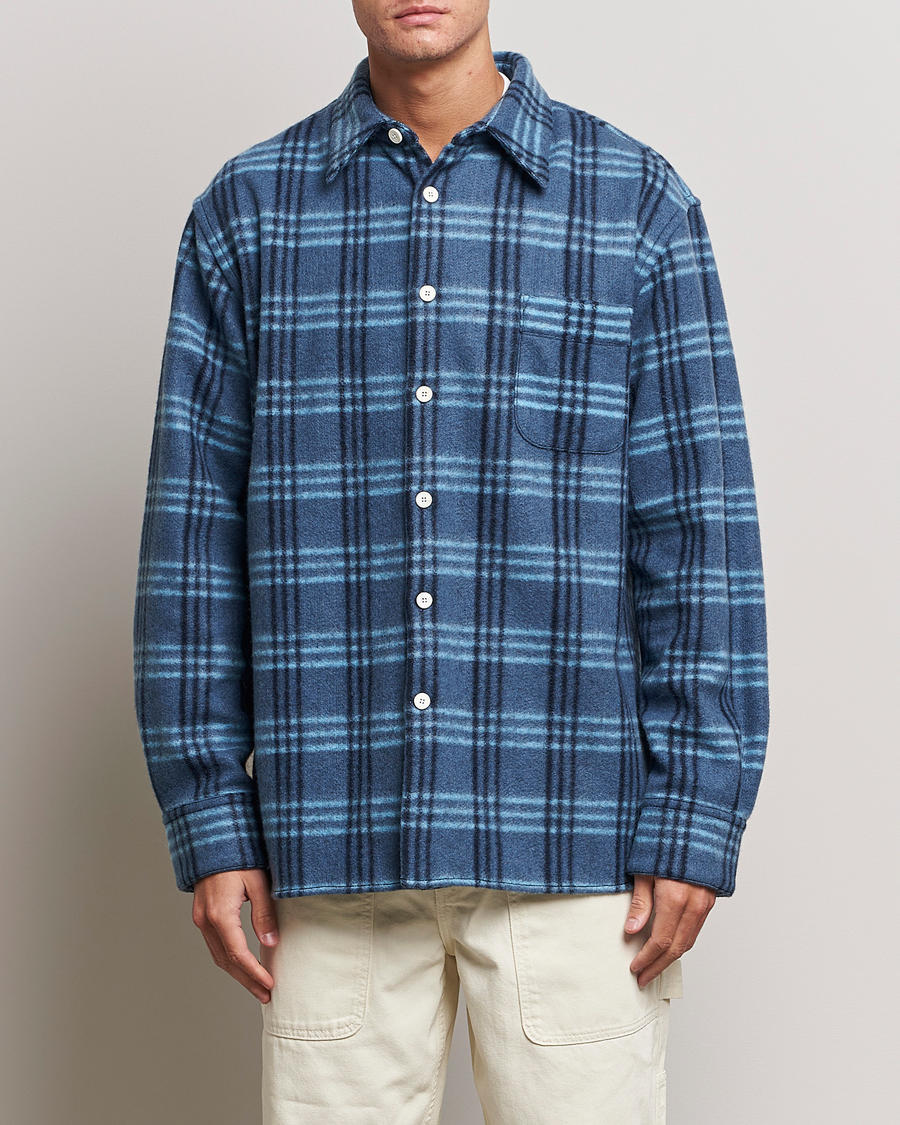 Herre | An overshirt occasion | Marni | Check Pile Flannel Overshirt Opal