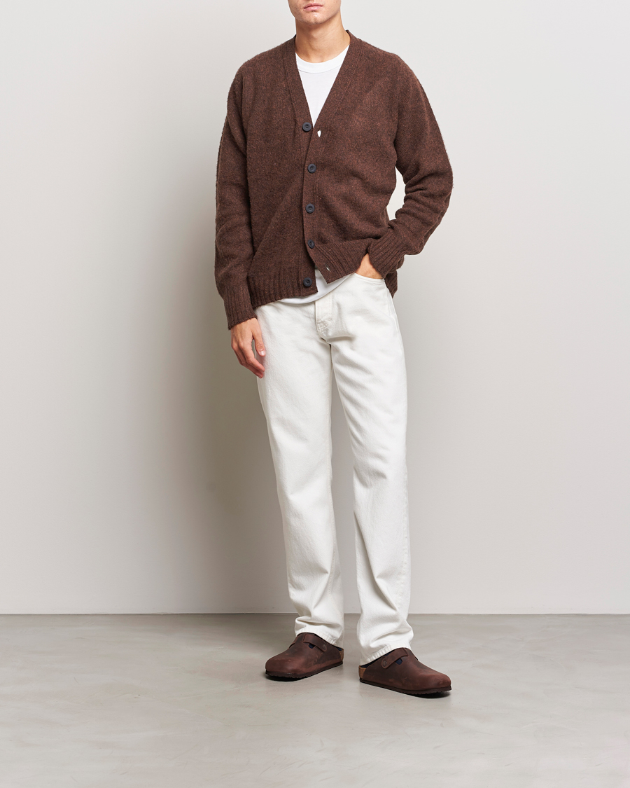 Herre | Trøjer | Howlin' | Shaggy Bear Cardigan Brownish