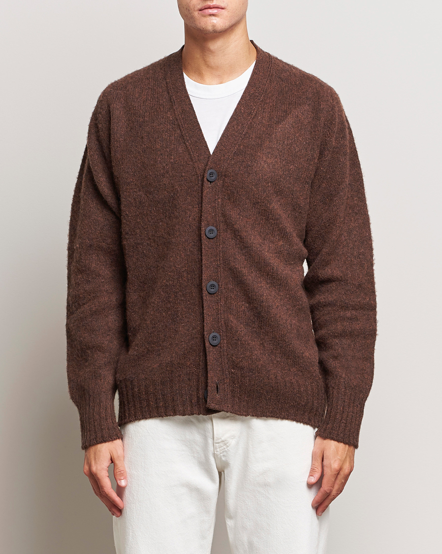 Herre | Trøjer | Howlin' | Shaggy Bear Cardigan Brownish
