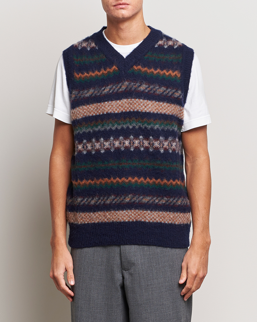 Herre | Trøjer | Howlin' | Brushed Wool Vest Navy