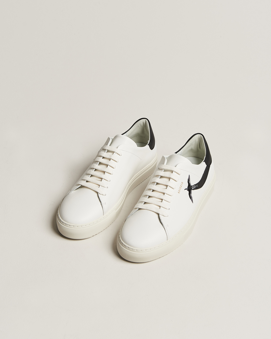 Herre |  | Axel Arigato | Clean 90 Striped Bee Bird Sneaker White/Black