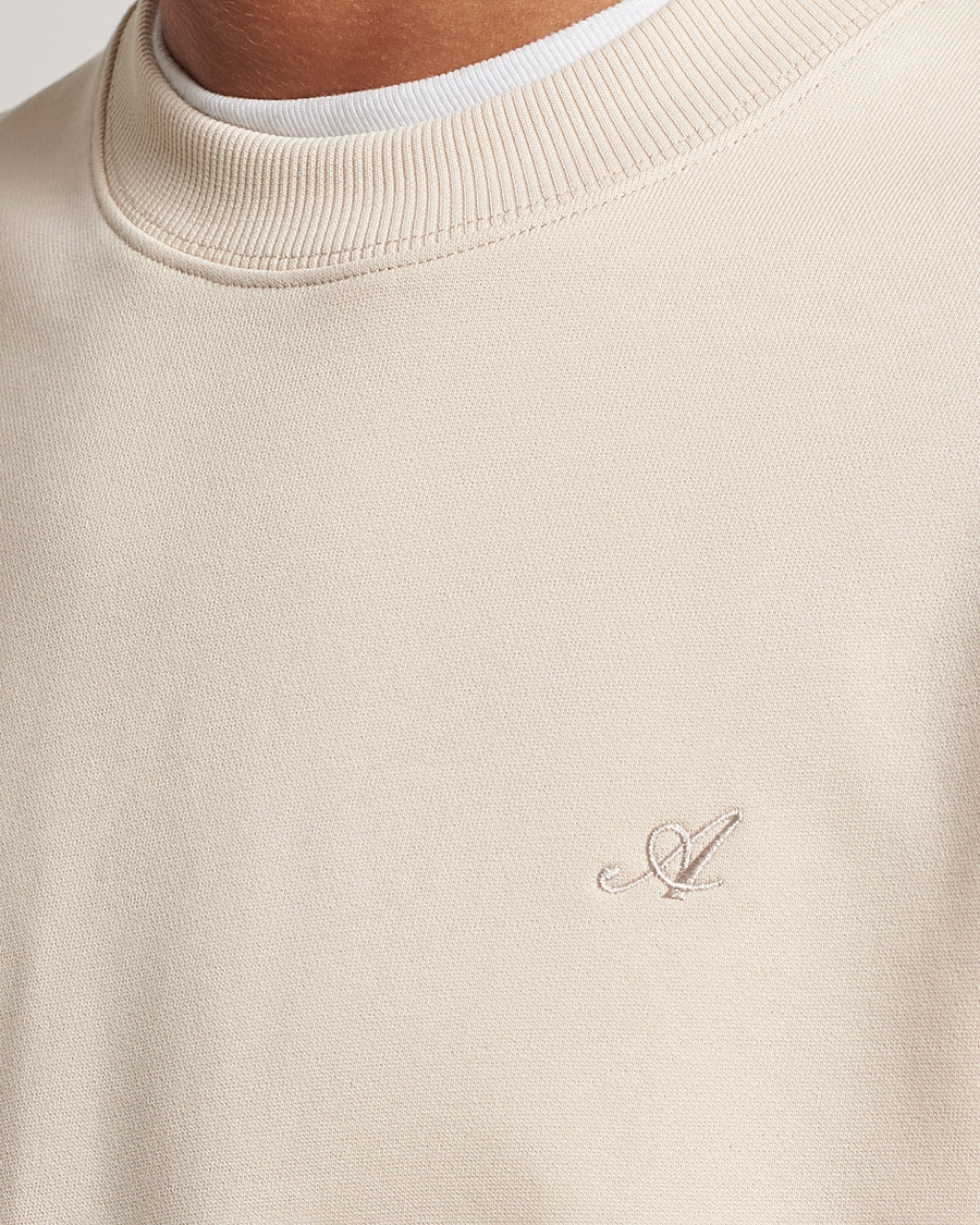Herre | Trøjer | Axel Arigato | Honor Crew Neck Sweatshirt Pale Beige