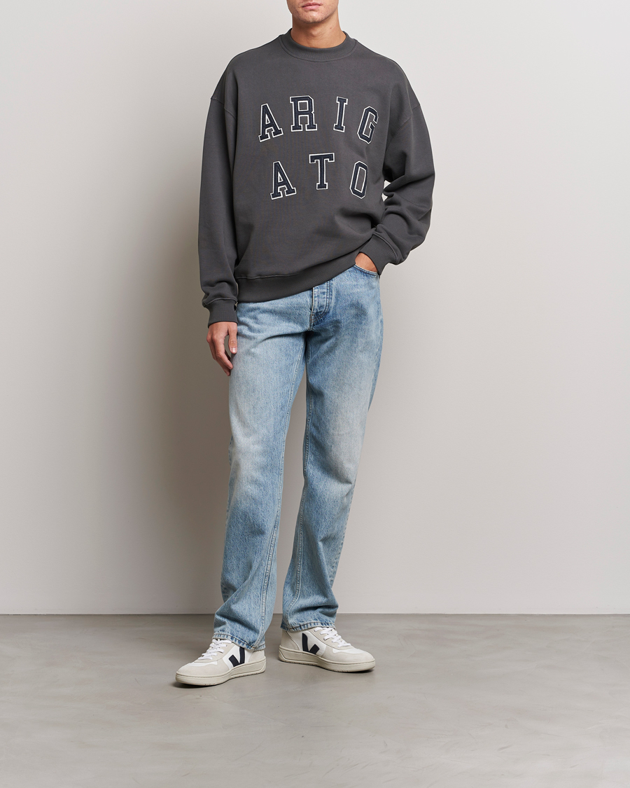 Herre | Trøjer | Axel Arigato | Legend Crew Neck Sweatshirt Faded Black