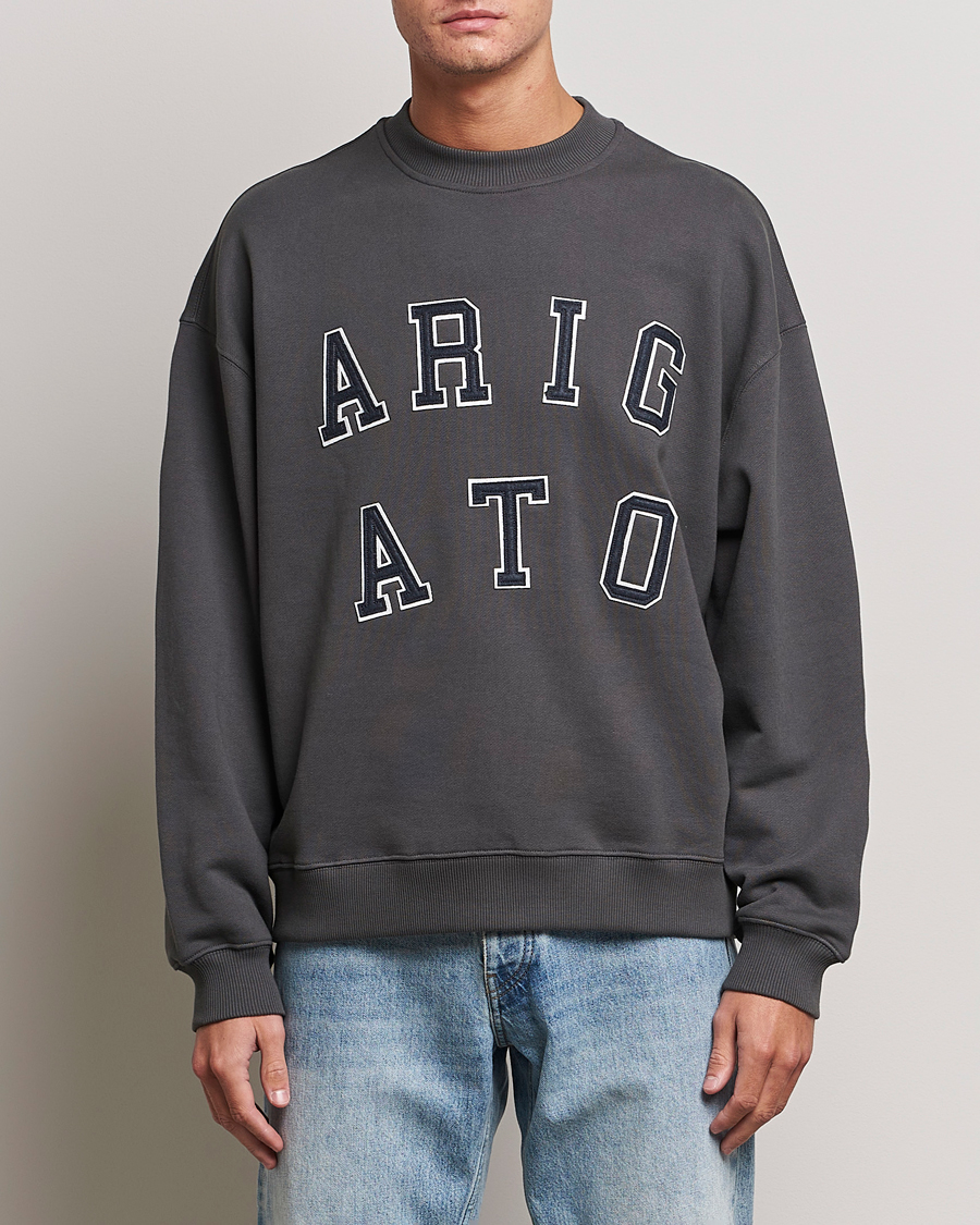 Herre | Trøjer | Axel Arigato | Legend Crew Neck Sweatshirt Faded Black