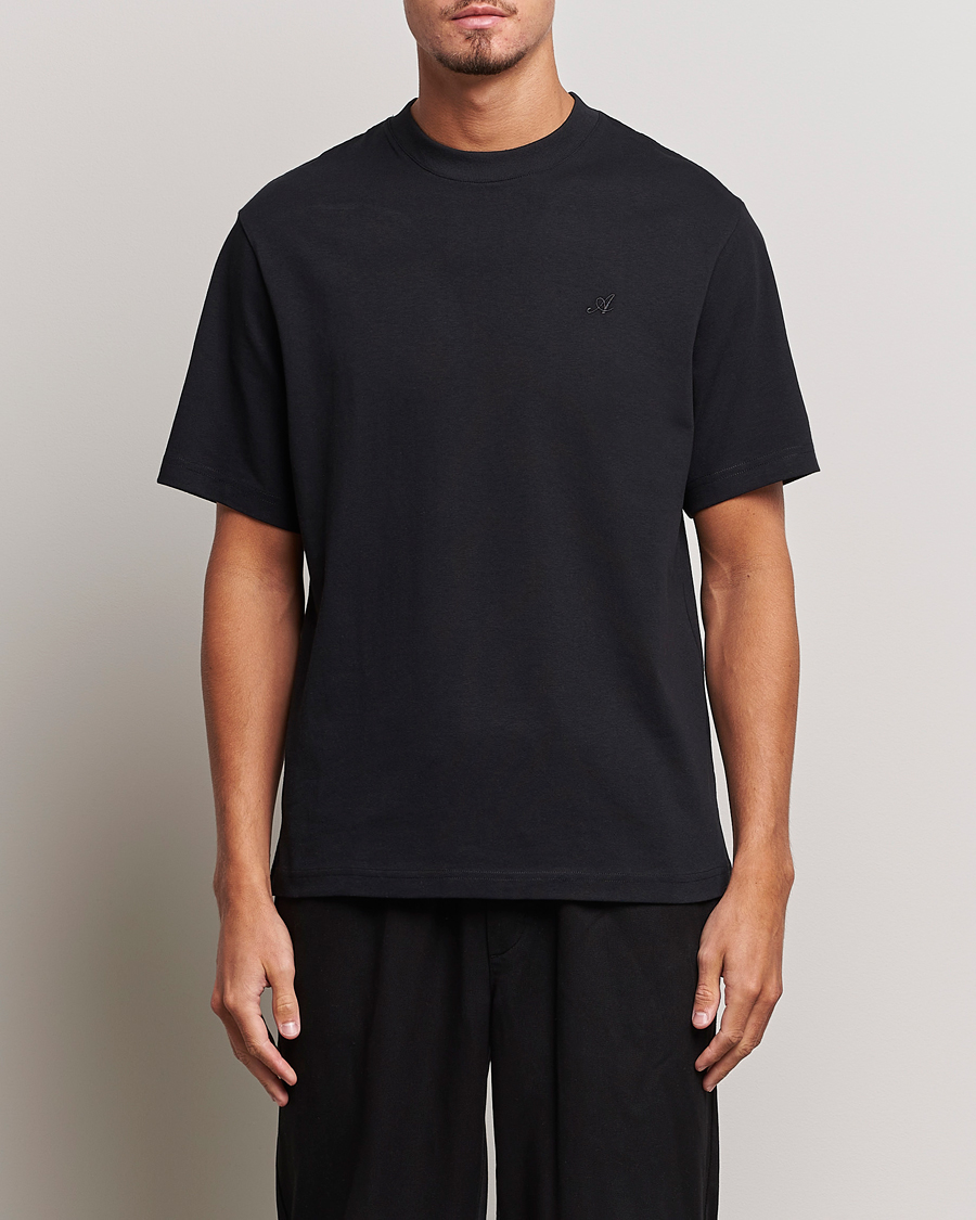 Herre | Sorte t-shirts | Axel Arigato | Signature Crew Neck T-Shirt Black