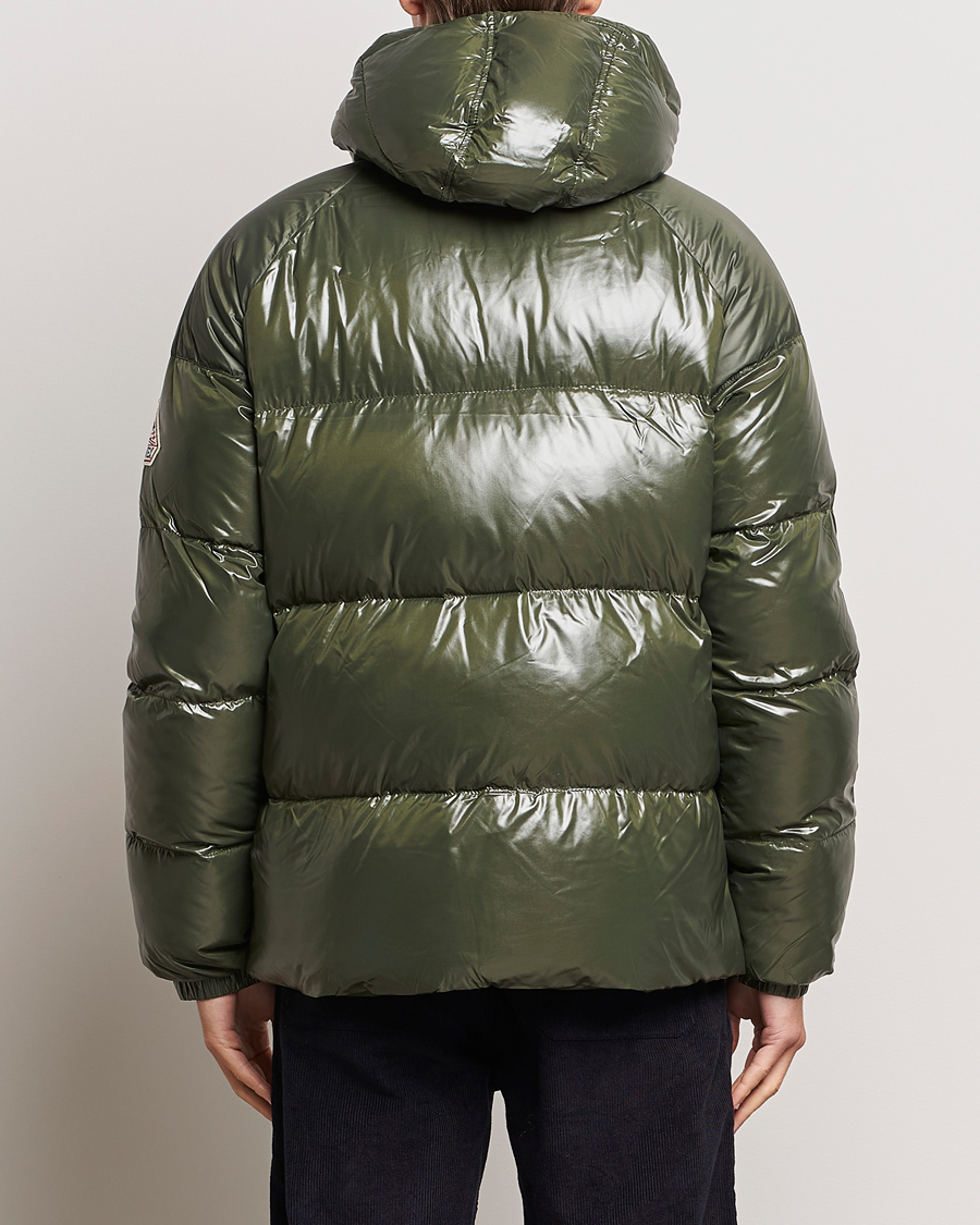 Herre | Jakker | Pyrenex | Sten Hooded Puffer Jacket Deep Khaki