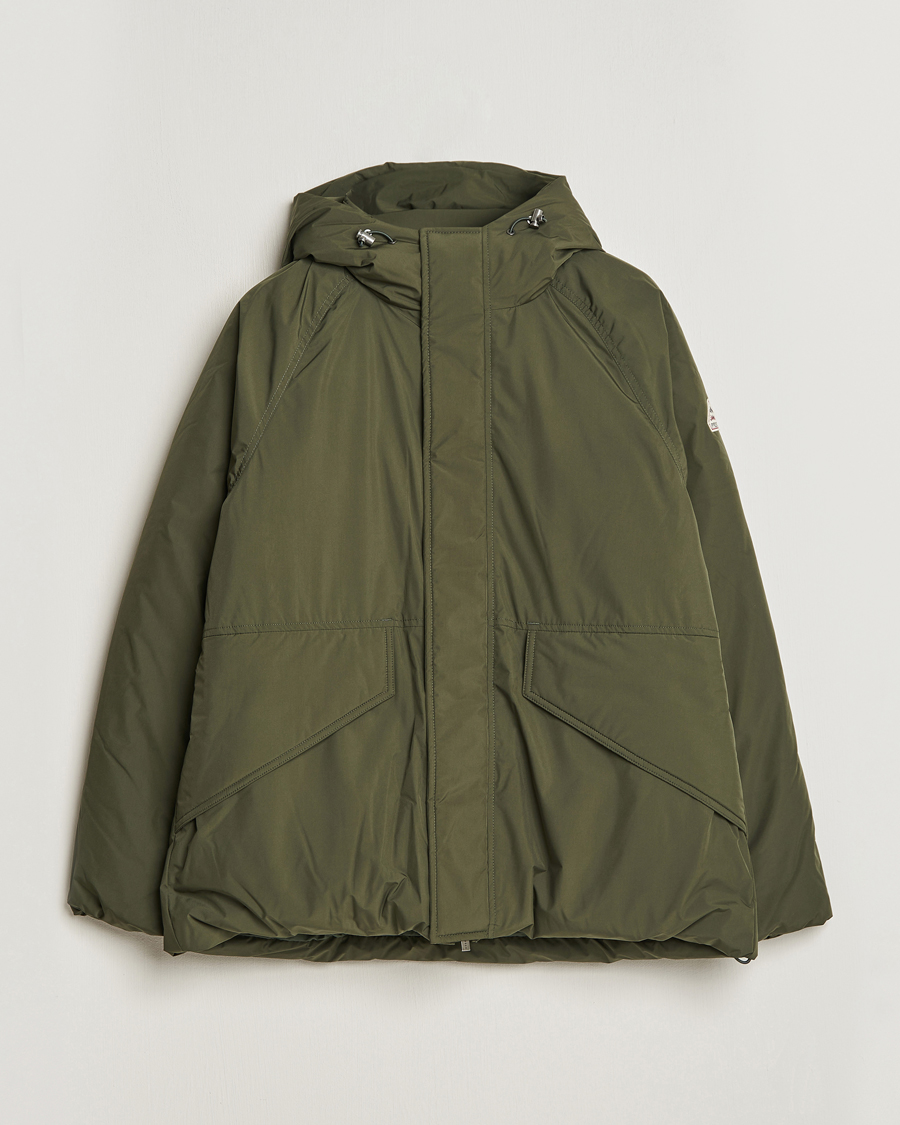 Herre | Jakker | Pyrenex | Covert Hooded Down Jacket Deep Khaki