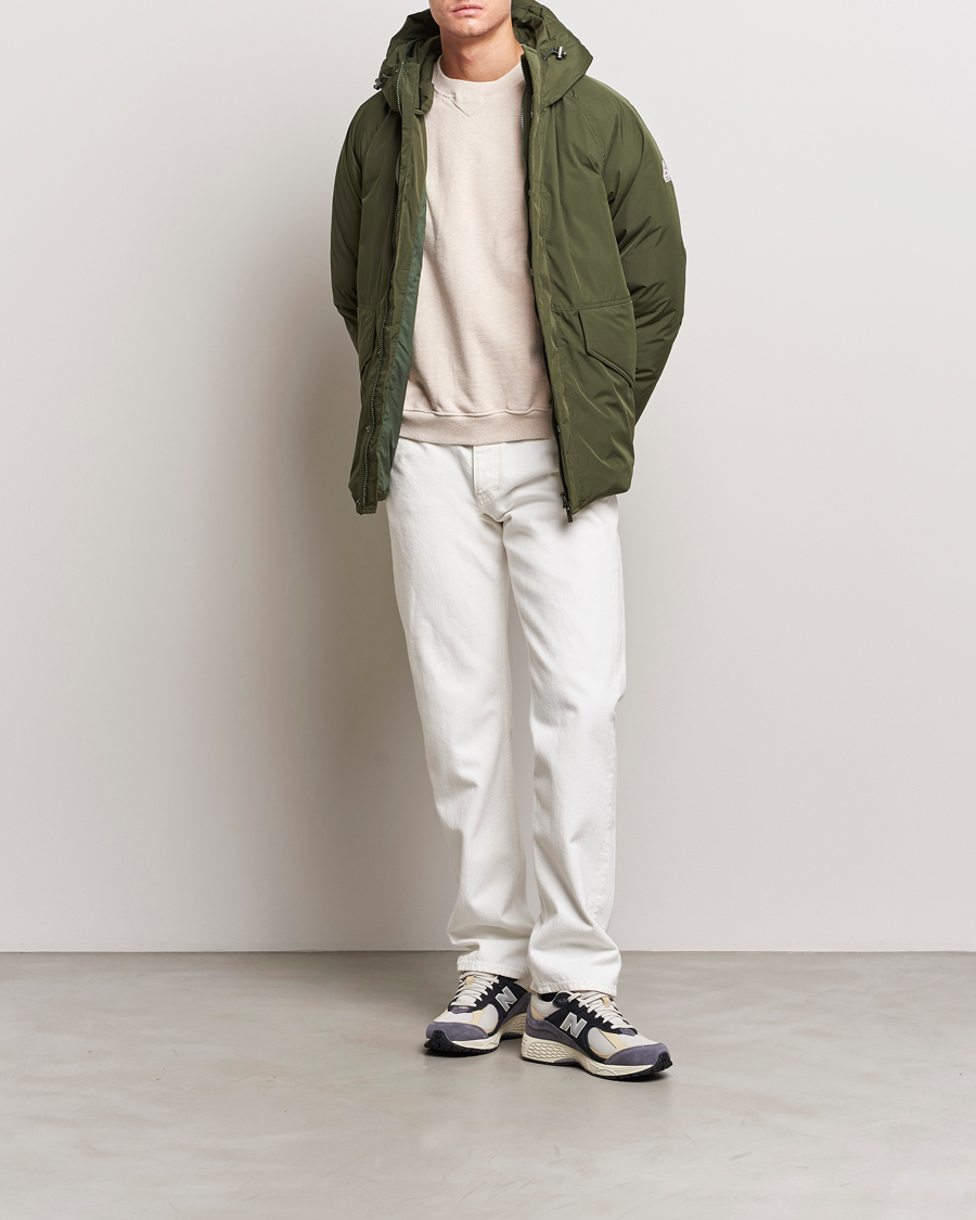 Herre | Jakker | Pyrenex | Covert Hooded Down Jacket Deep Khaki