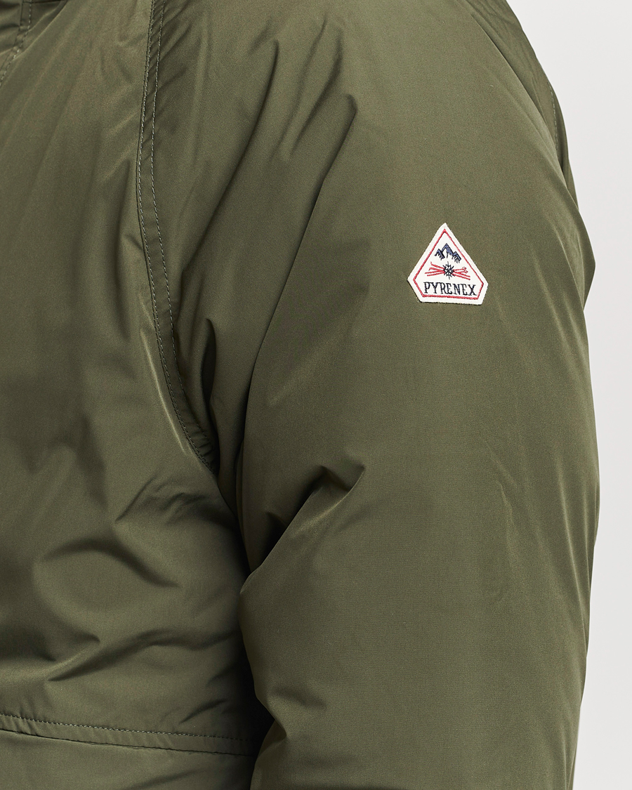 Herre | Jakker | Pyrenex | Covert Hooded Down Jacket Deep Khaki