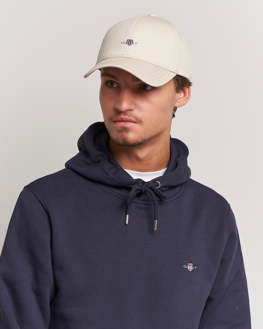 Herre | Hatte & kasketter | GANT | High Cotton Twill Cap Putty