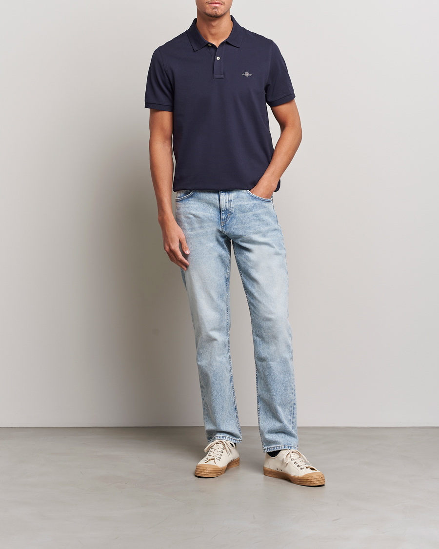 Herre | Polotrøjer | Gant | The Original Polo Evening Blue