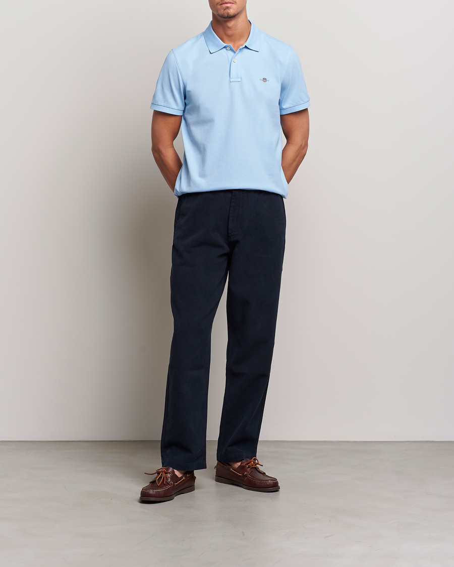 Herre | Polotrøjer | Gant | The Original Polo Capri Blue