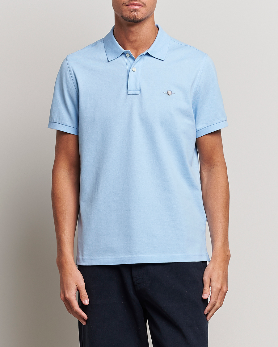 Herre | Polotrøjer | GANT | The Original Polo Capri Blue