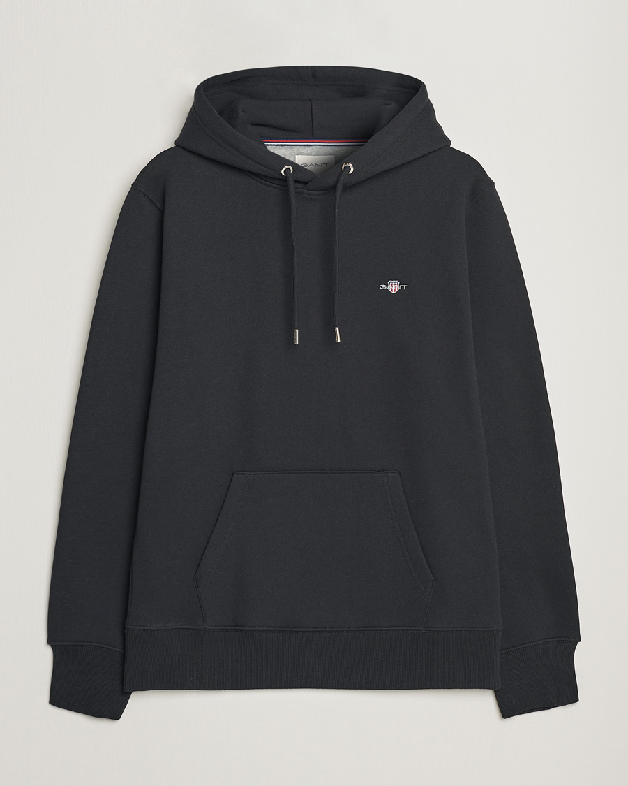Herre | Trøjer | Gant | Original Shield Logo Hoodie Black