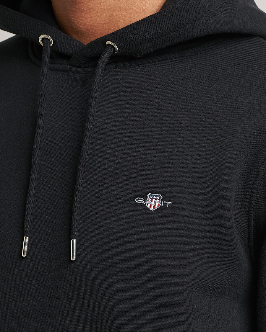 Herre | Trøjer | Gant | Original Shield Logo Hoodie Black