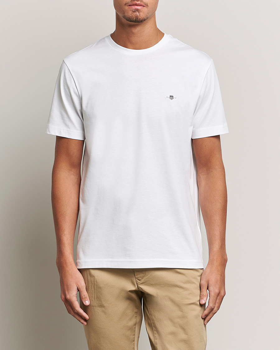 Herre | T-Shirts | Gant | The Original Solid T-Shirt White
