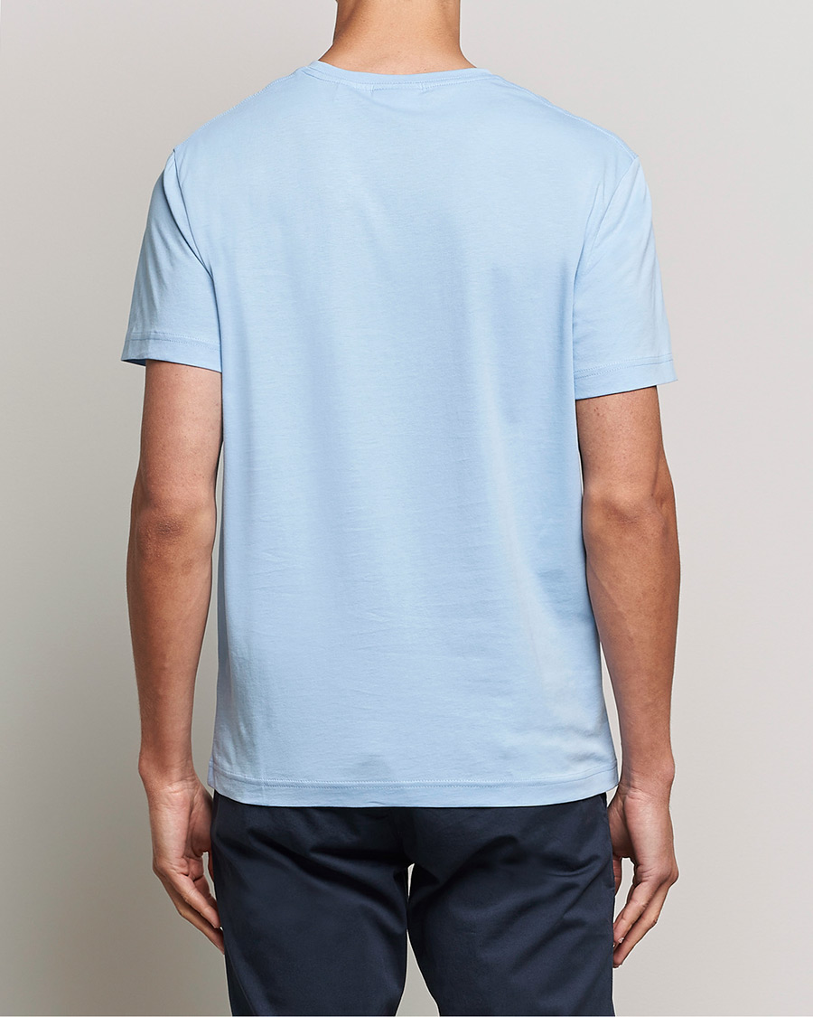 Herre | T-Shirts | GANT | The Original Solid T-Shirt Capri Blue