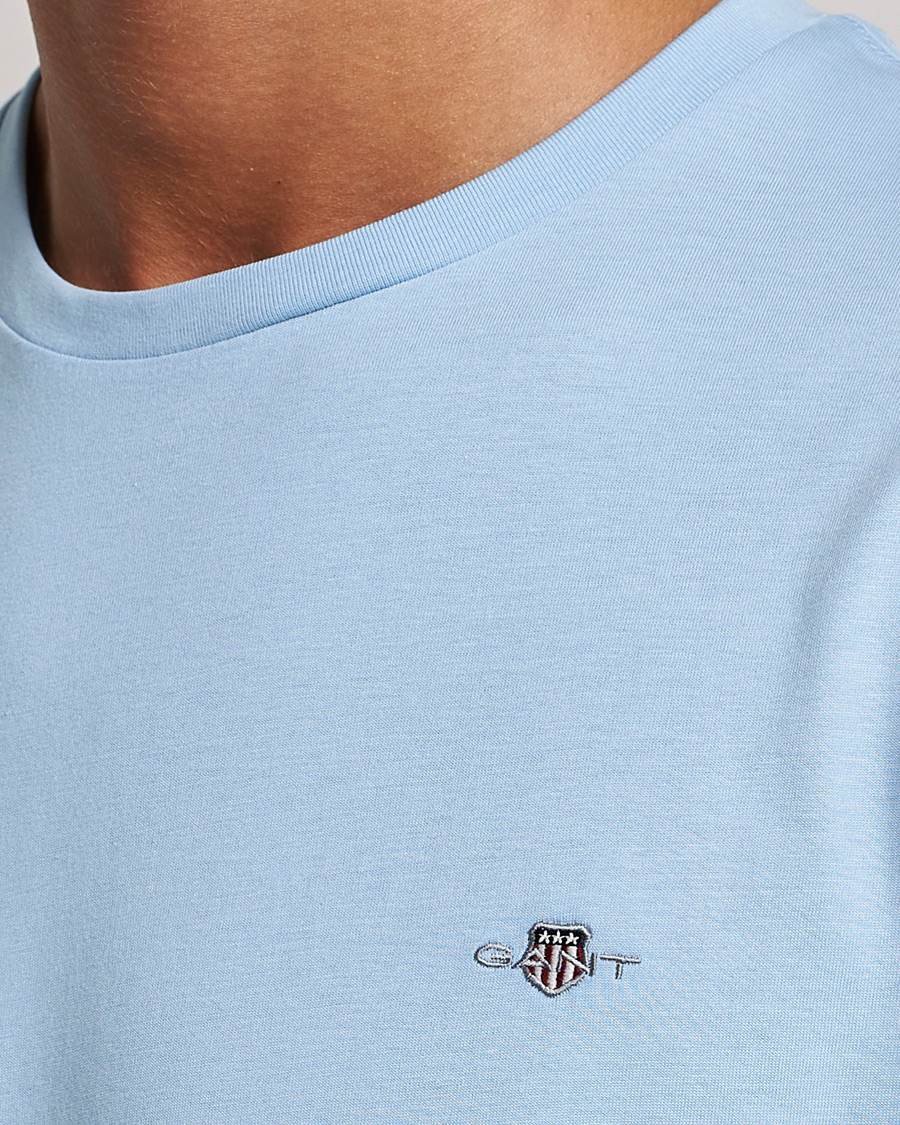 Herre | T-Shirts | Gant | The Original Solid T-Shirt Capri Blue