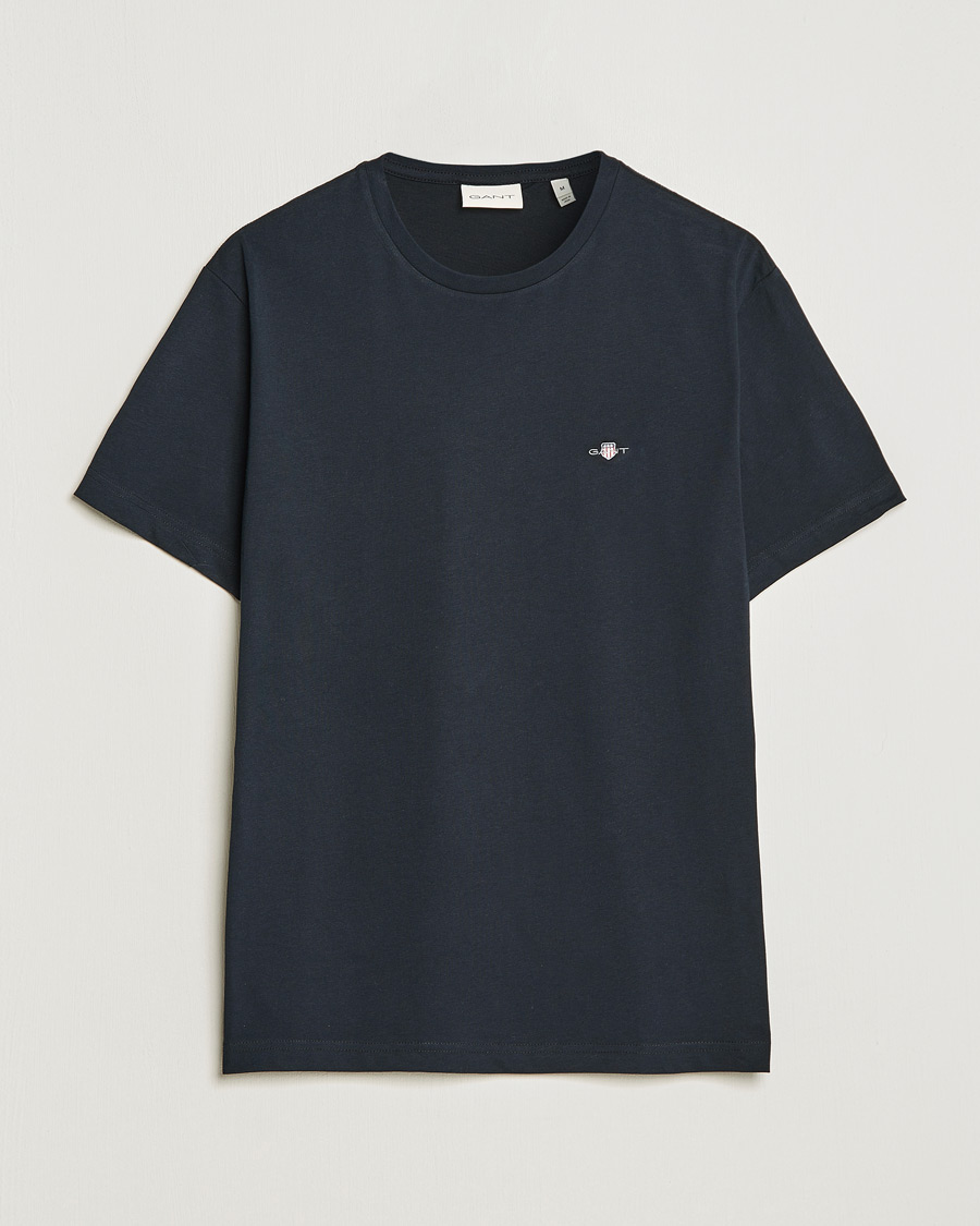 Herre | Sorte t-shirts | GANT | The Original Solid T-Shirt Black