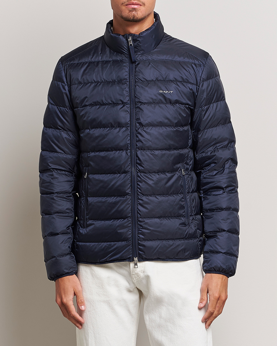 Herre | Jakker | Gant | The Light Down Jacket Evening Blue