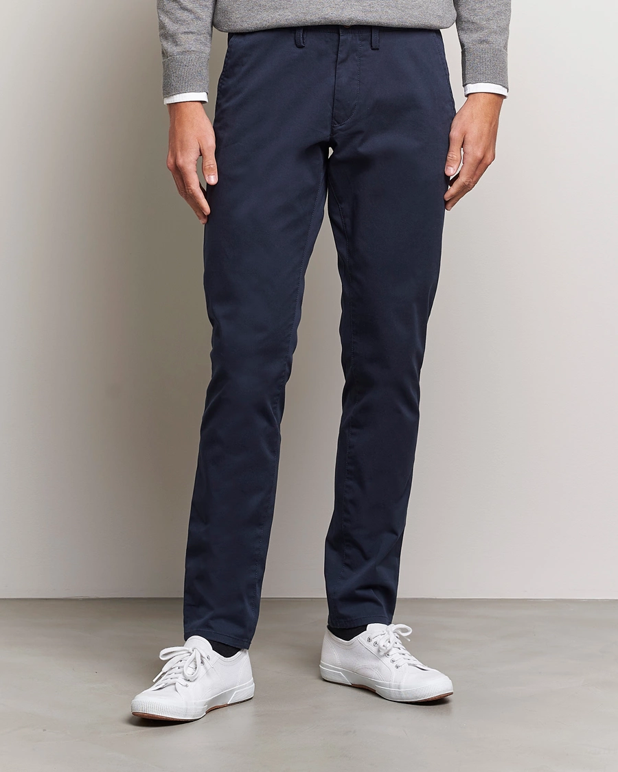 Herr | GANT | GANT | Slim Fit Twill Chino Marine