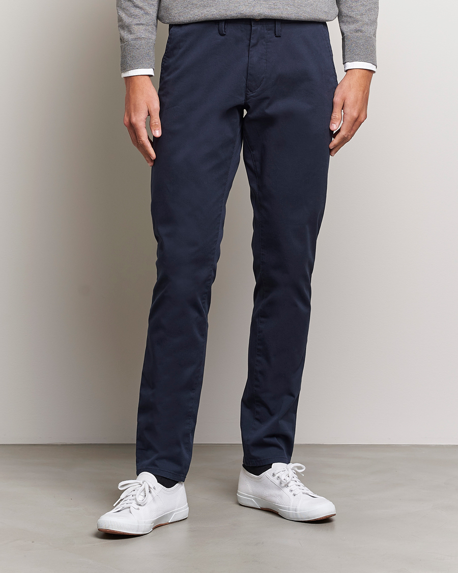 Herre | Bukser | Gant | Slim Fit Twill Chino Marine