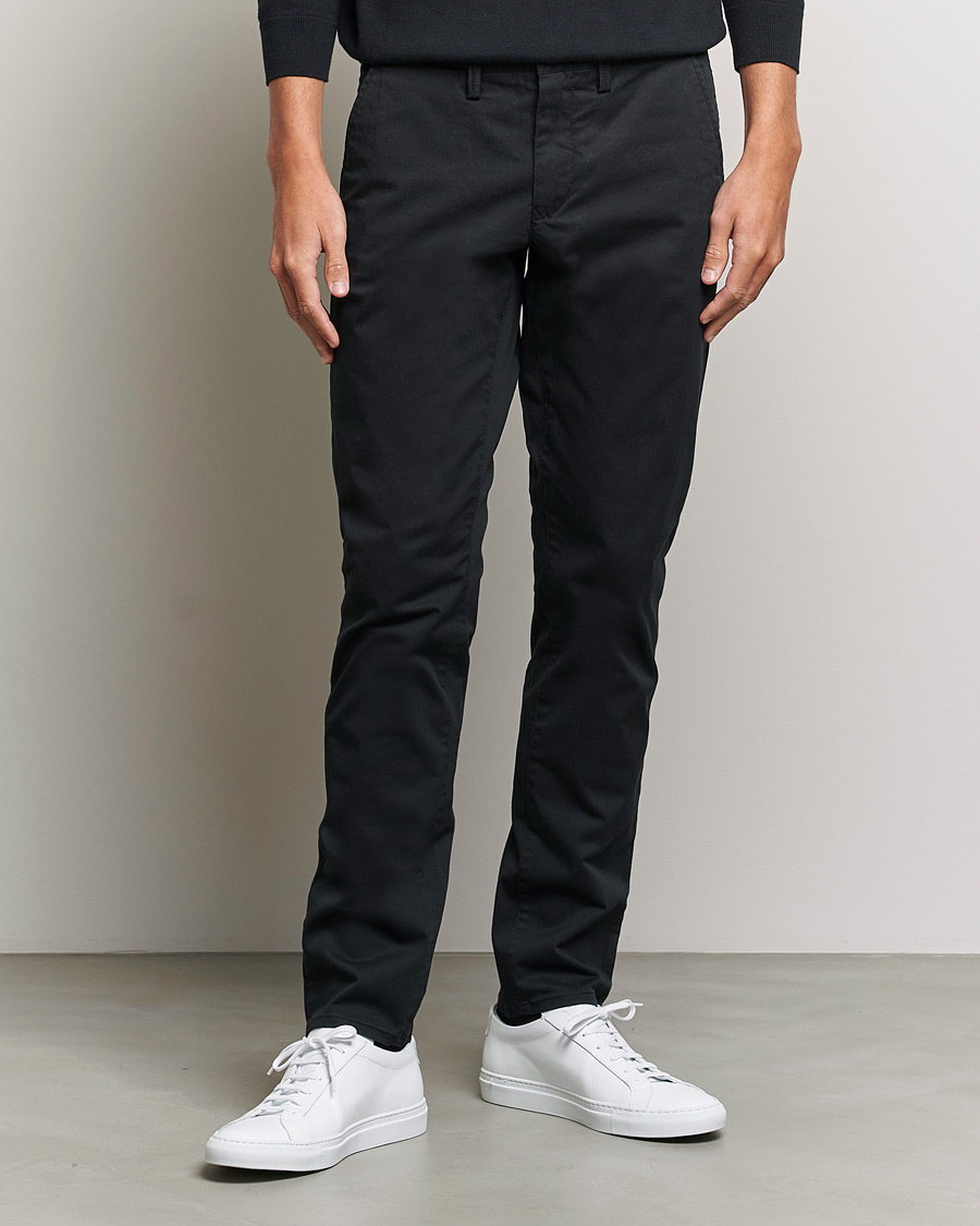 Herre | Bukser | GANT | Slim Fit Twill Chino Black