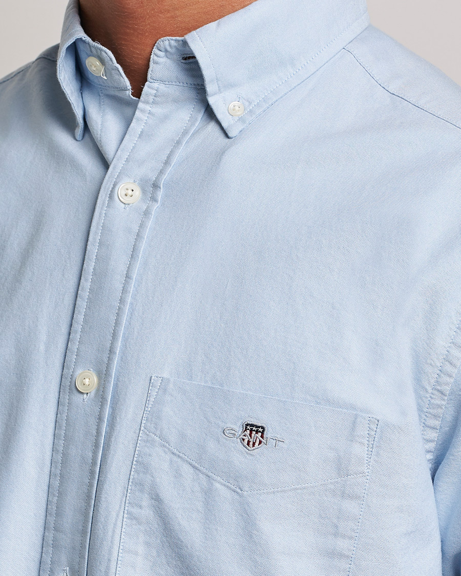 Herre | Skjorter | GANT | Regular Fit Oxford Shirt Light Blue