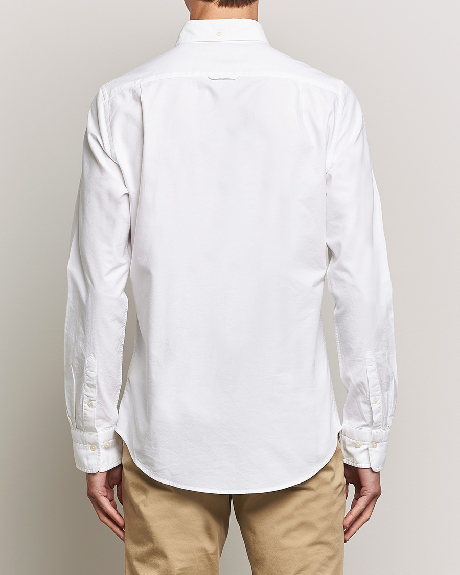 Herre | Skjorter | Gant | Slim Fit Oxford Shirt White