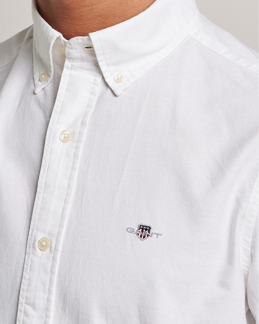 Herre | Skjorter | Gant | Slim Fit Oxford Shirt White