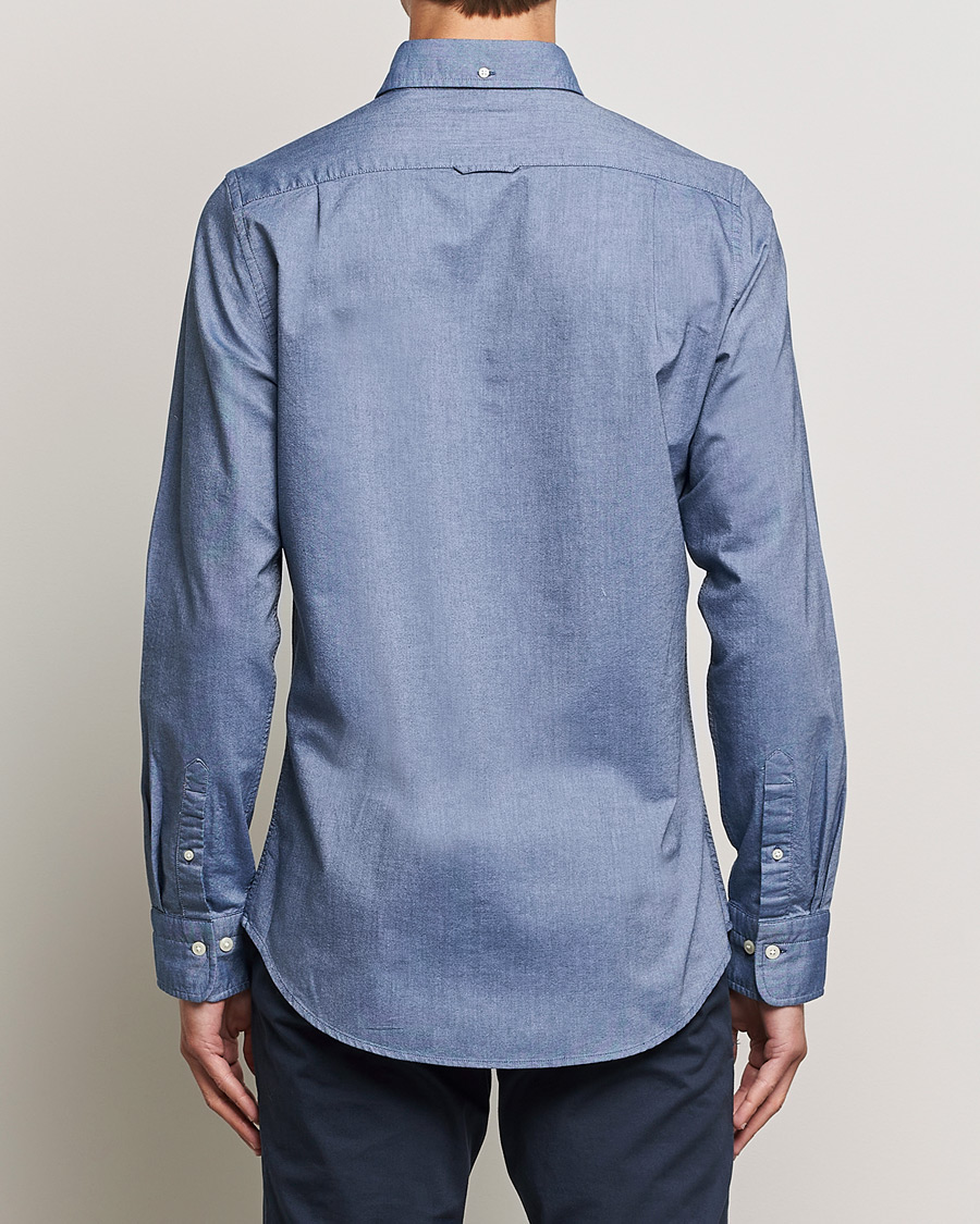 Herre | Skjorter | Gant | Slim Fit Oxford Shirt Persian Blue