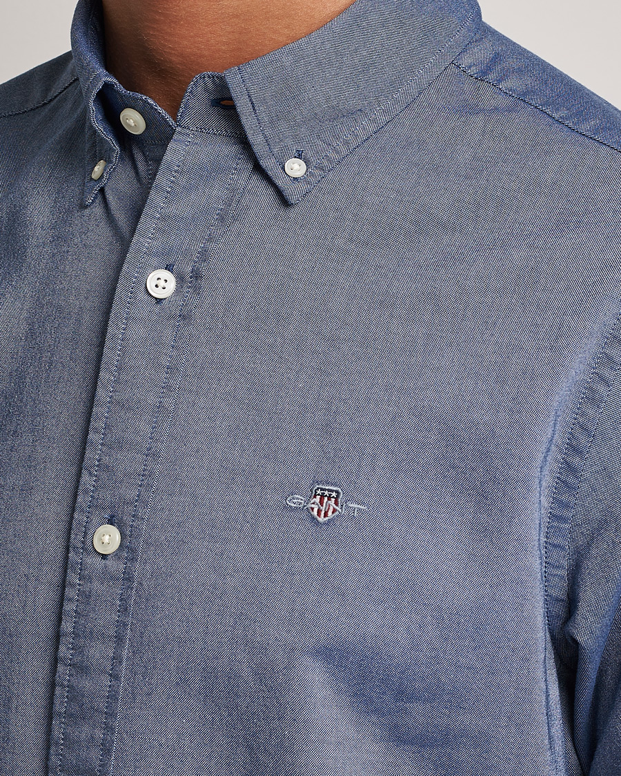 Herre | Skjorter | Gant | Slim Fit Oxford Shirt Persian Blue