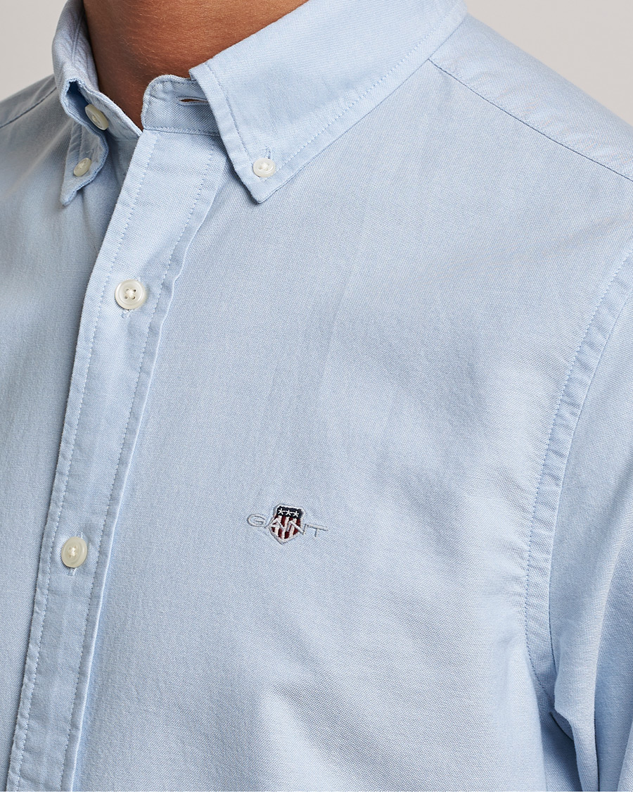 Herre | Skjorter | Gant | Slim Fit Oxford Shirt Light Blue