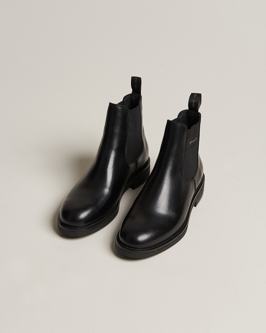 Herre | | GANT | Prepdale Leather Chelsea Boot Black