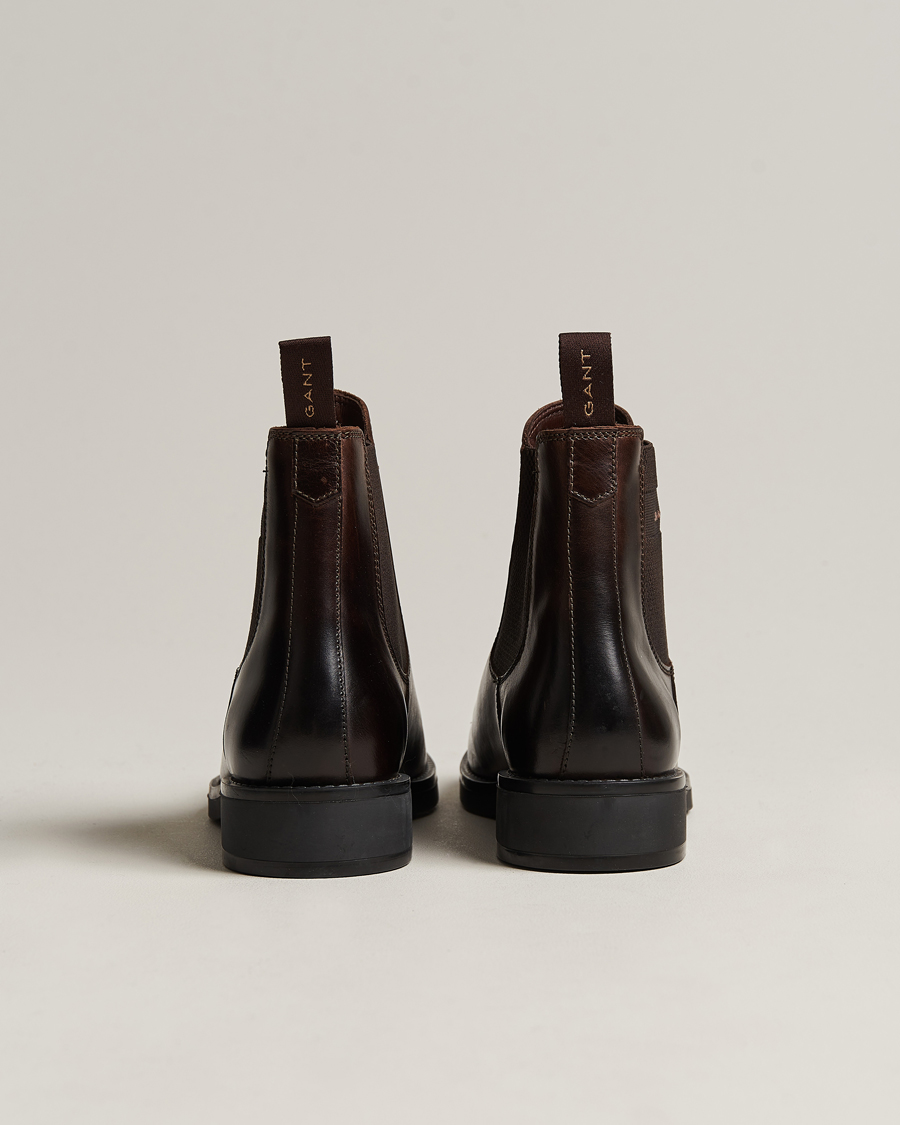 Herre | GANT Prepdale Leather Chelsea Boot Dark Brown | GANT | Prepdale Leather Chelsea Boot Dark Brown