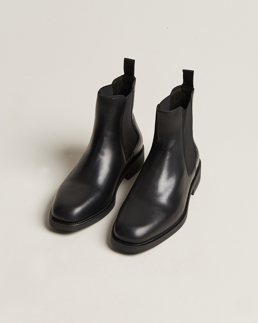 Herre | Sorte støvler | GANT | Rizmood Leather Chelsea Boot Black