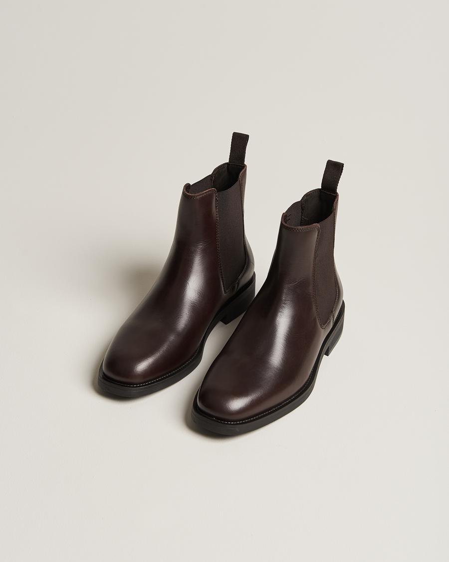 Herre | Udsalg sko | GANT | Rizmood Leather Chelsea Boot Dark Brown