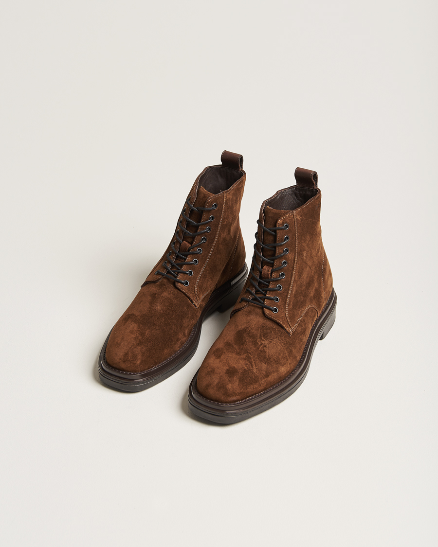 Herre | Nyheder | GANT | Boggar Suede Boot Tobacco Brown