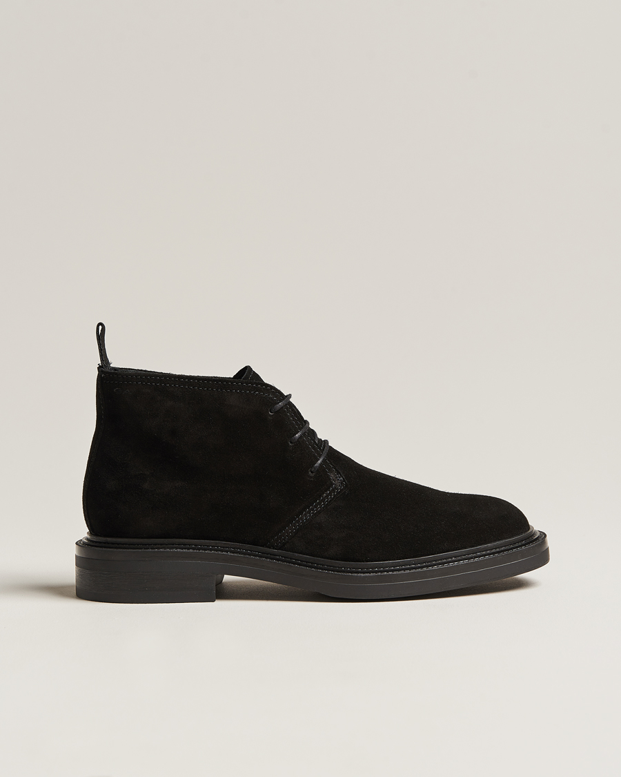 Herre | GANT Fairwyn Suede Chukka Boot Black | GANT | Fairwyn Suede Chukka Boot Black