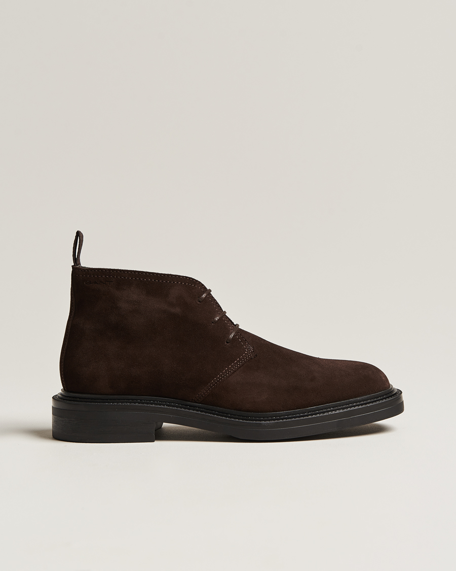 Herre | GANT Fairwyn Suede Chukka Boot Dark Brown | GANT | Fairwyn Suede Chukka Boot Dark Brown