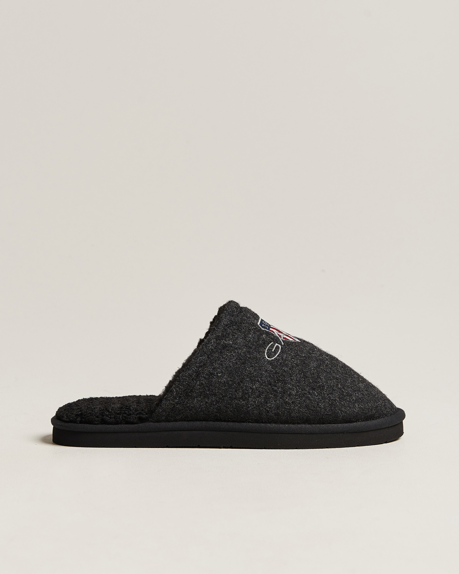 Herre | GANT Tamaware Terry Slippers Black | GANT | Tamaware Terry Slippers Black