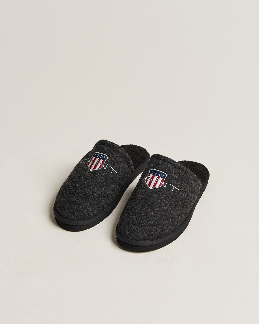 Herre | GANT Tamaware Terry Slippers Black | GANT | Tamaware Terry Slippers Black