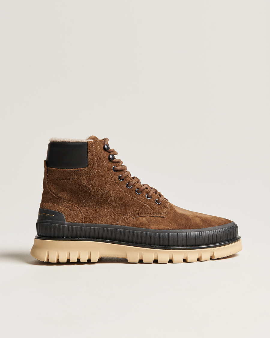 GANT Nebrada Felt Suede Boot Tobacco - CareOfCarl.dk