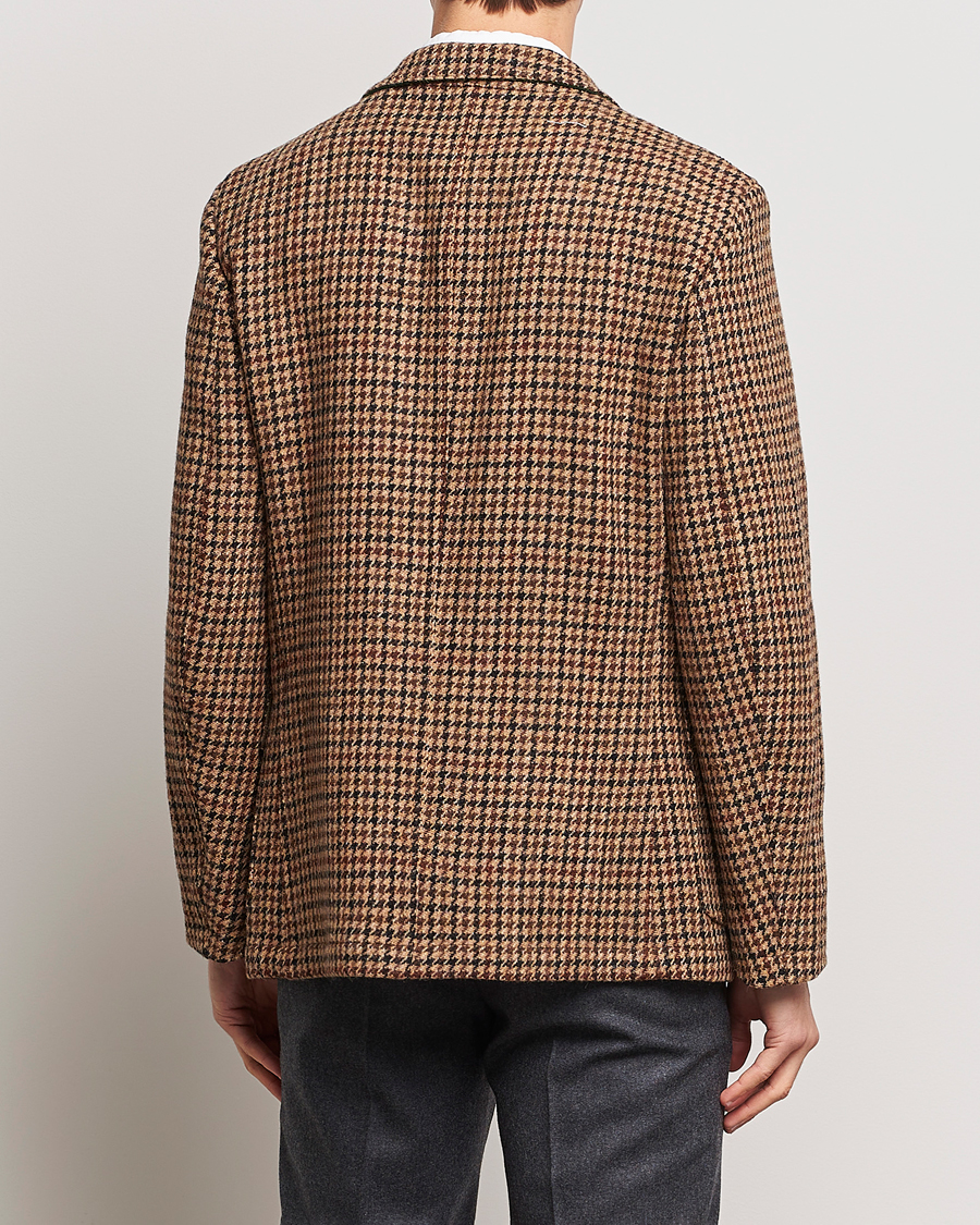 Herre | Blazere & jakker | Drake's | MKVII Harris Tweed Games Houndstooth Blazer Brown