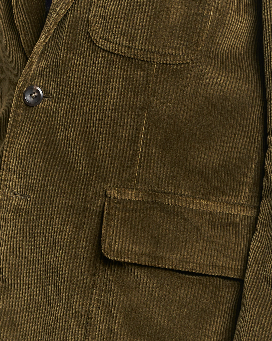 Herre | Blazere & jakker | Drake's | MKI Games Corduroy Blazer Green